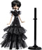 Monster High Rave'N Wednesday - Modepop - Gothic jurk met ruches - Multicolor