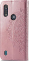 Hoesje Met Pasjeshouder Geschikt voor Motorola Moto E6s - Mandala Bookcase - Roze