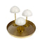 ALONG 3 - Mini Tafellampen - Beige en Messing