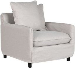 Leunstoel Home ESPRIT Beige 85 x 85 x 74 cm