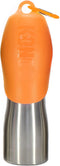 Kong H2O Drinkfles RVS - Drinkfles met geïntegreerde drinkbak - 740 ml - Oranje