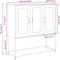 vidaXL - Dressoir - 100,5x39x107 - cm - koudgewalst - staal - antracietkleurig