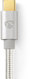 Nedis CCTB60800AL20 - USB-C Kabel - 200 cm - Zilver