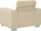 vidaXL - Crème - Ligzetel - 59 - cm - Stof