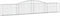 vidaXL - Schanskorven - 3 - st - gewelfd - 400x30x60/80 - cm - ijzer