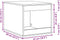 vidaXL - Kattenbakkast - 47x59x42 - cm - bewerkt - hout - betongrijs