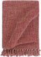 vidaXL - Plaid - 125x150 - cm - katoen - wijnrood