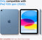 Apple iPad Air 5 10.9 (2022) Hoes - Spigen - Liquid Air Serie - Kunstlederen Bookcase - Zwart - Hoes Geschikt Voor Apple iPad Air 5 10.9 (2022)