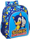 Schoolrugzak Sonic Speed 32 x 38 x 12 cm Blauw