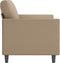 vidaXL - Tweezitsbank - 120 - cm - kunstleer - cappuccinokleurig