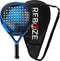 Reboze Padel Racket - Diamant - Extra rough surface - Blauw/Zwart