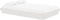 vidaXL - Bedframe - massief - hout - wit - 120x200 - cm