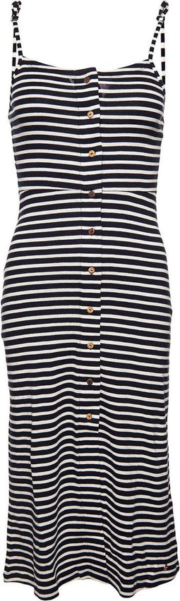 Superdry Charlotte Button Down - Dames Jurk - Knoopsluiting Spaghettibandjes - Maat XL