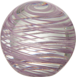 J-Line presse-papier Draaikolk - glas - paars - large