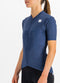 Sportful Flare W - Fietsshirt Dames - Regular-fit - Blauw - M