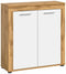 Furnilux Jam - Highboard - Tijdloos design - Wit eiken - 35x80x88cm