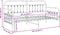vidaXL - Ligbed - Frame - Zwart - 90x200 - cm - Staal