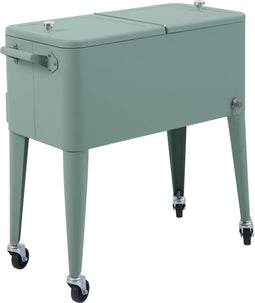 Essentials Icy Koelbox met Wieltjes Groen - 91351