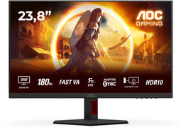 AOC Q24G4RE - Gaming Monitor - 24" QHD 2560x1440 180Hz 1ms - Zwart
