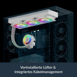 Arctic Liquid Freezer III Pro 360 A-RGB - Vloeistofkoelsysteem - 3x P12 Pro ARGBFans - wit