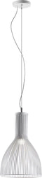 Kave Home Elch B - Plafondlamp - Metaal - Wit - 36 x 36 x 60 cm