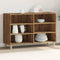 vidaXL - Dressoir - 103,5x35x70 - cm - bewerkt - hout - artisanaal - eikenkleurig