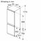 NEFF KI5861SE0 - Integreerbare koel/vriescombinatie N30 - LowFrost 183/84 liter - Eco Air Flow