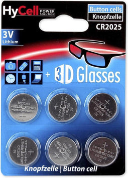 Ansmann 1516-0027 - Knoopcel CR2025 - 3 V 140 mAh Lithium - Zilver (6 stuks)