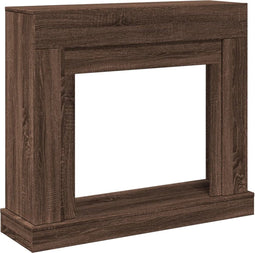 vidaXL - Haardombouw - 100x30x87,5 - cm - bewerkt - hout - bruin - eikenkleurig