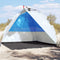 vidaXL - Strandtent - waterdicht - snelontgrendeling - azuurblauw
