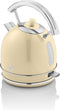 Swan Retro Waterkoker - 1.8 Liter - 3000 Watt - Crème