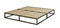 Emma Metalen Bed met Lattenbodem - Industrieel Design - Zwart - 180 x 200 cm