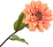 Silk-ka Kunstbloem Nepbloem Zijden bloem Zinnia Steel Oranje 136311 58cm