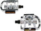 Tecora Klikpedalenset Combi Spd 9/16 Inch Zilver