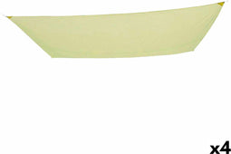 Schaduwdoeken Aktive Driehoekig Crème 300 X 400 Cm (4 Stuks)