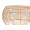 Set van 2 tafels DKD Home Decor 80 x 80 x 40 cm Lichtbruin