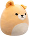 Squishmallows Cooper - Pluche Hond - 50 cm - Tan met Witte Buik