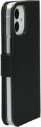 Mobiparts iPhone 12 Mini - Wallet Case - Saffiano motief - Zwart
