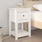 vidaXL - Nachtkastjes - 2 - st - 40x35x61,5 - cm - massief - grenenhout - wit