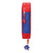 Dubbele etui Sonic Let's roll Marineblauw 12.5 x 19.5 x 4 cm (28 pcs)