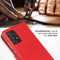 Selencia Galaxy A52(s) - Echt Lederen Bookcase - 3 Pashouders - Rood