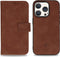 iMoshion Hoesje Geschikt voor iPhone 15 Pro Hoesje Met Pasjeshouder - iMoshion Uitneembare 2-in-1 Luxe Bookcase - Bruin