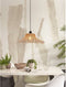 GOOD&MOJO Hanglamp Ibiza - Bamboe/Zwart - 50x50x15cm - - Hanglampen Eetkamer, Slaapkamer, Woonkamer