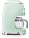 SMEG DCF02PGEU - Filterkoffiemachine - 10 koppen - Watergroen