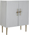 Gemakkelijk verplaatsbare meubels DKD Home Decor BAR Gouden Wit Ijzer Mangohout (85 x 45 x 110 cm)