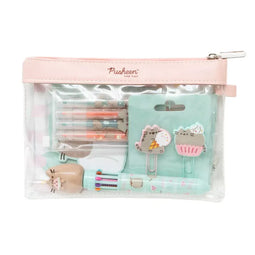 Pusheen - Foodie Collection - Schrijfwarenset met 10-kleurenpen en markeerstiften