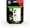 HP 62 - Inktcartridge - Origineel - Zwart & Kleur (4 ml)