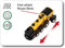 BRIO Mighty Gold Actie locomotief - Speelgoedtrein op batterijen - Verlichting geluiden - Multicolor