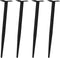 vidaXL - Salontafelpoten - conische - vorm - 4 - st - 72-73 - cm - staal - zwart