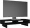 vidaXL - Monitorstandaard - 60x27x14 - cm - massief - grenenhout - zwart